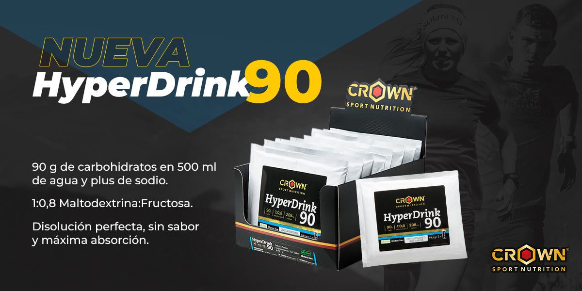 Nueva HyperDrink 90, bebida muy alta en carbohidratos (90g/500ml)