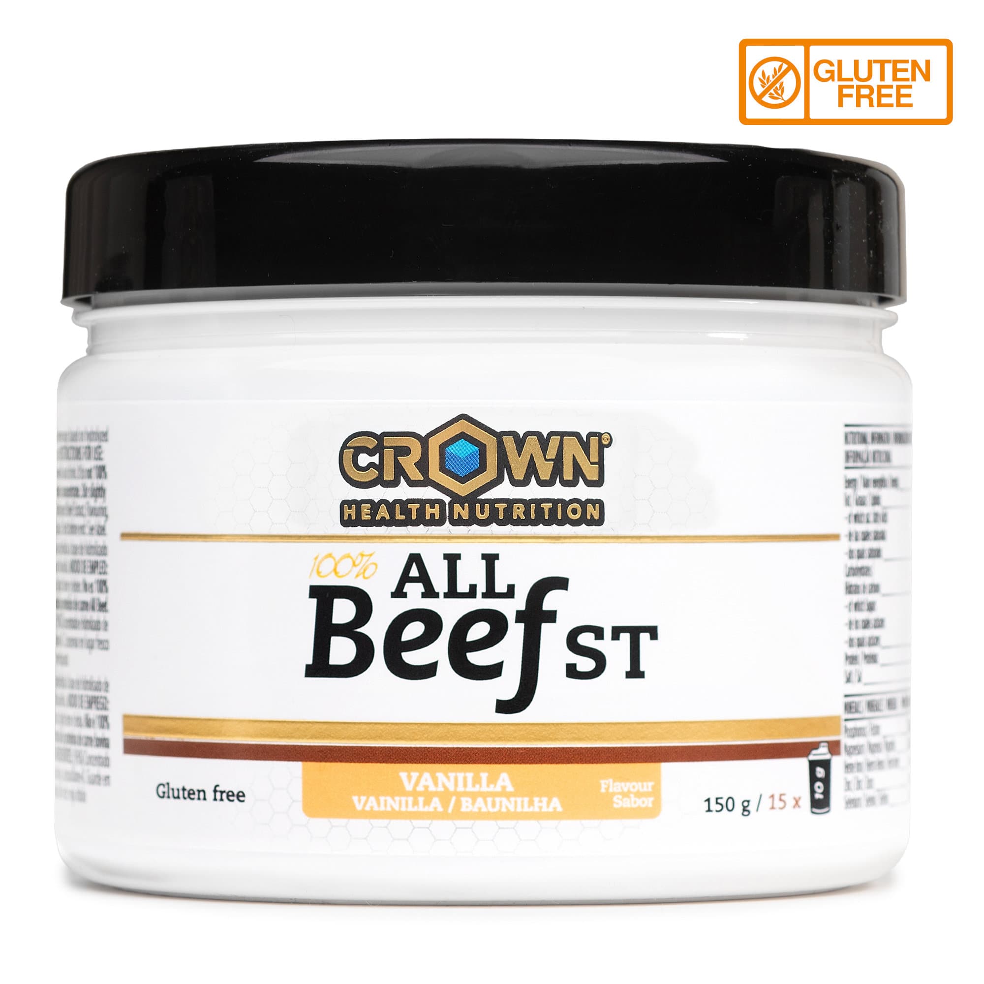 100% All Beef (Vanilla flavour) - 150 g Tin (15 servings)